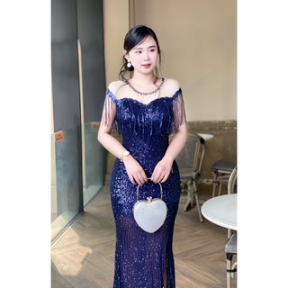 Đầm dài đi tiệc trung niên U40 dành cho nữ[damvaythietke] đầm dạ hội có đủ size đủ màu m133