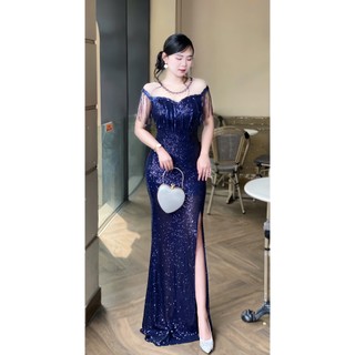 Đầm dài đi tiệc trung niên U40 dành cho nữ[damvaythietke] đầm dạ hội có đủ size đủ màu m133