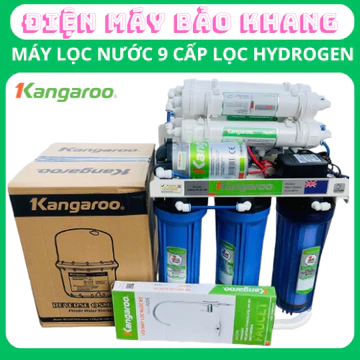 Máy lọc nước để gầm Kangaroo Hydrogen - 9 cấp lọc phù hợp cho trung cư và không gian chật