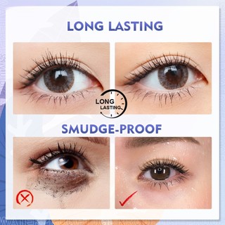Mascara Chống Thấm Nước Mi Lâu Cong Dài Trang Diểm Mắt/Mascara Màu Đen Chống Thấm Nước Không Nhòe Chuốt Dài Dày