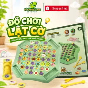 Đồ Chơi Cờ Lật Luyện Trí Nhớ BỐ KHỦNG LONG Hai Người Chơi Luyện Trí Nhớ Cho Bé Lật Cờ Ghi Nhớ Đồ Chơi Thông Minh Cho Bé