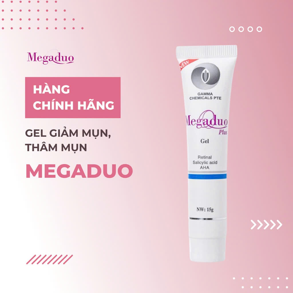 Chấm mụn mờ thâm Megaduo Anti‑Acne Gel 15g – Gel dưỡng giảm mụn, làm mờ thâm