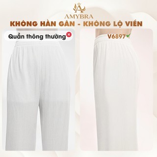 Quần Bảo Hộ Cao Cấp Đúc Su Không Lộ Viền, Quần Mặc Trong Váy Ôm Mông Đáy Kháng Khuẩn AMYBRA V6897