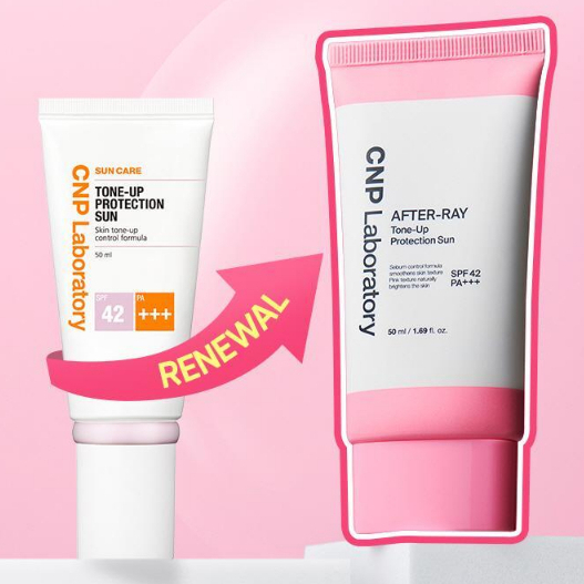 [1+1] Kem Chống Nắng CNP Laboratory Tone-Up Protection Sun SPF42/PA+++ 50mlx2 – Nâng Tone Hồng Tự Nhiên, Kiềm Dầu [MP16]