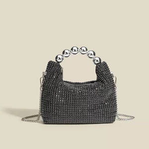 Túi xách bling có chuỗi quai ngọc