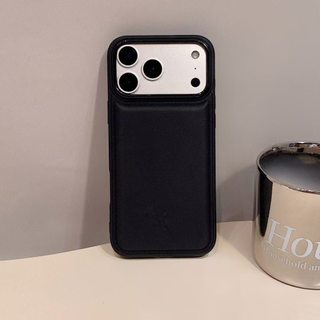 Ốp Lưng iPhone Da Trơn Cao Cấp Viền Chỉ, Chống Sốc, Bảo Vệ Camera Cho  iP X/XS/11/12/13/14/15/16/17/Plus/Pro/Max