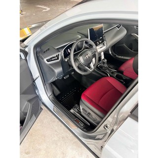 Thảm lót sàn ô tô TOYOTA COROLLA CROSS TOPCAR chất liệu nhựa TPE nguyên sinh cao cấp không chứa chất độc hại