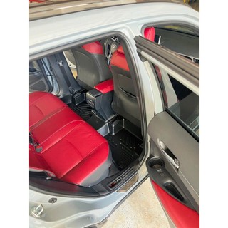 Thảm lót sàn ô tô TOYOTA COROLLA CROSS TOPCAR chất liệu nhựa TPE nguyên sinh cao cấp không chứa chất độc hại