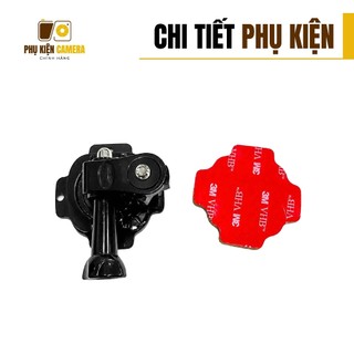 Kẹp Gắn Nón Bảo Hiểm Cho Camera Hành Trình Cam Mini - Giá Đỡ Cằm Mũ Bảo Hiểm Fullface Quay POV Chống Rung Cực Chắc