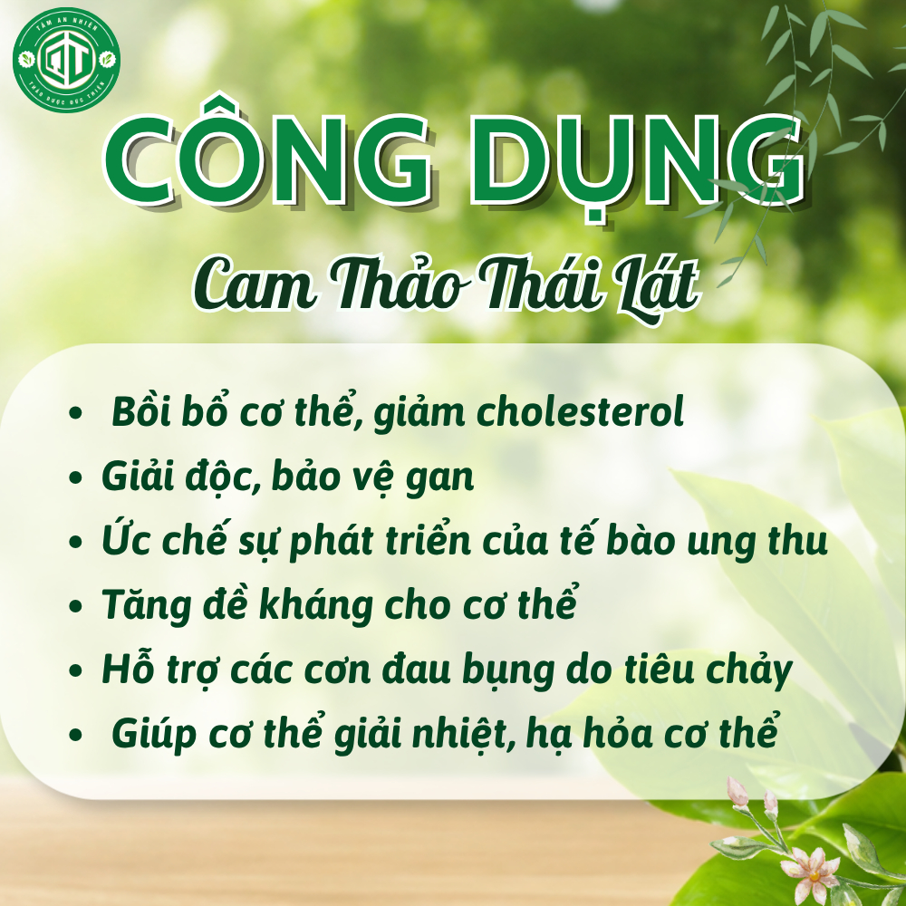 250g, 500g Cam Thảo Thái Lát Loại 1 Đức Thiện (Khô, Sạch, Thơm) - Cải Thiện Viem Họng, Ngừa Sâu Răng