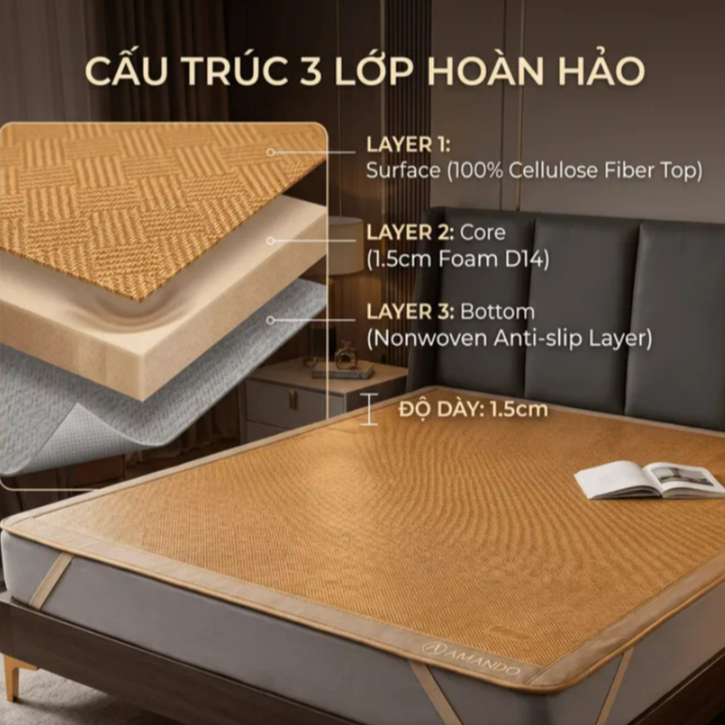 Chiếu mây Cool Mat - Chiếu điều hòa, Chiếu hè cao cấp, Chiếu mát, Chiếu lạnh, Chiếu ngủ êm ái