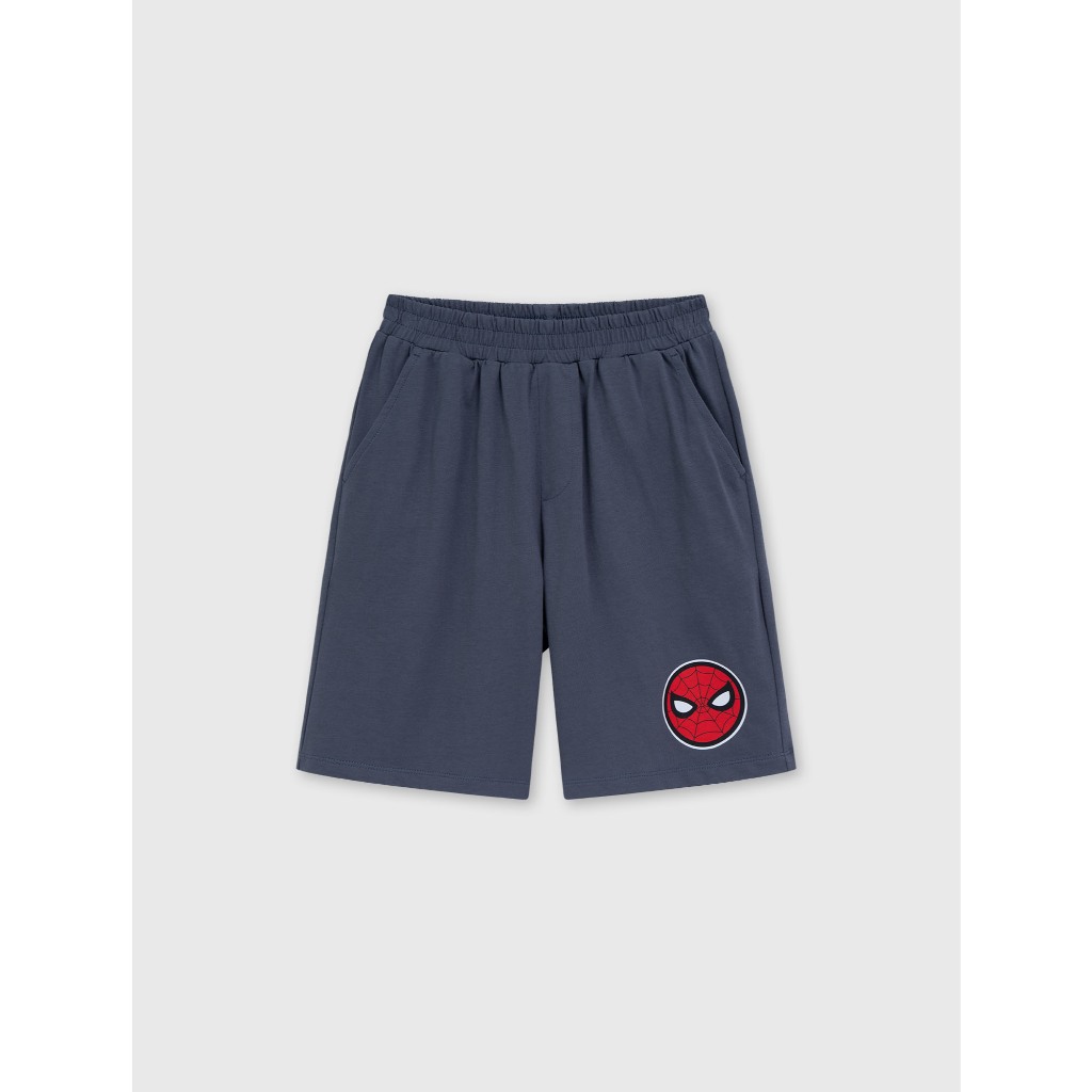 Bộ quần áo bé trai CANIFA bộ cộc tay chất cotton USA in hình Spiderman 2ST26S001