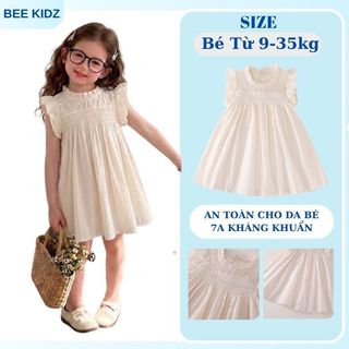 Váy Cho Bé Gái, Váy Sát Nách Bé Gái Thiết Kế Cánh Tiên  Tiểu Thư Chất Liệu Cotton Mềm