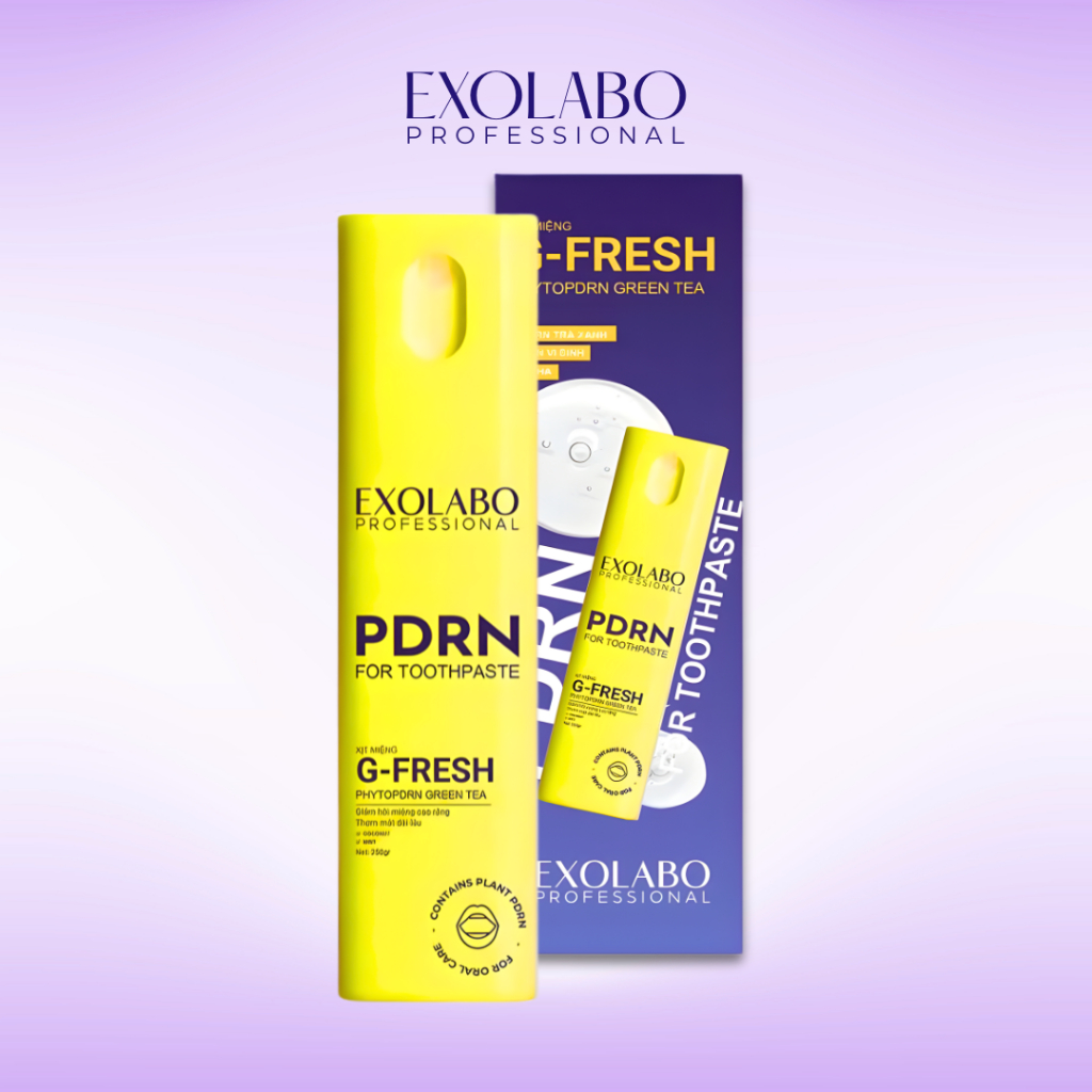 [EXOLABO] Xịt Thơm Miệng G-FRESH - Hương vị thơm mát, NGĂN MÙI HÔI, LƯU HƯƠNG 4–6 GIỜ, Nhỏ gọn dễ mang theo.
