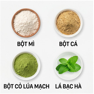 Bánh Thưởng Cỏ Mèo Giảm Búi Lông 600g(200g×3 lọ) | Giàu Vitamin, Hỗ Trợ Đào Thải Lông