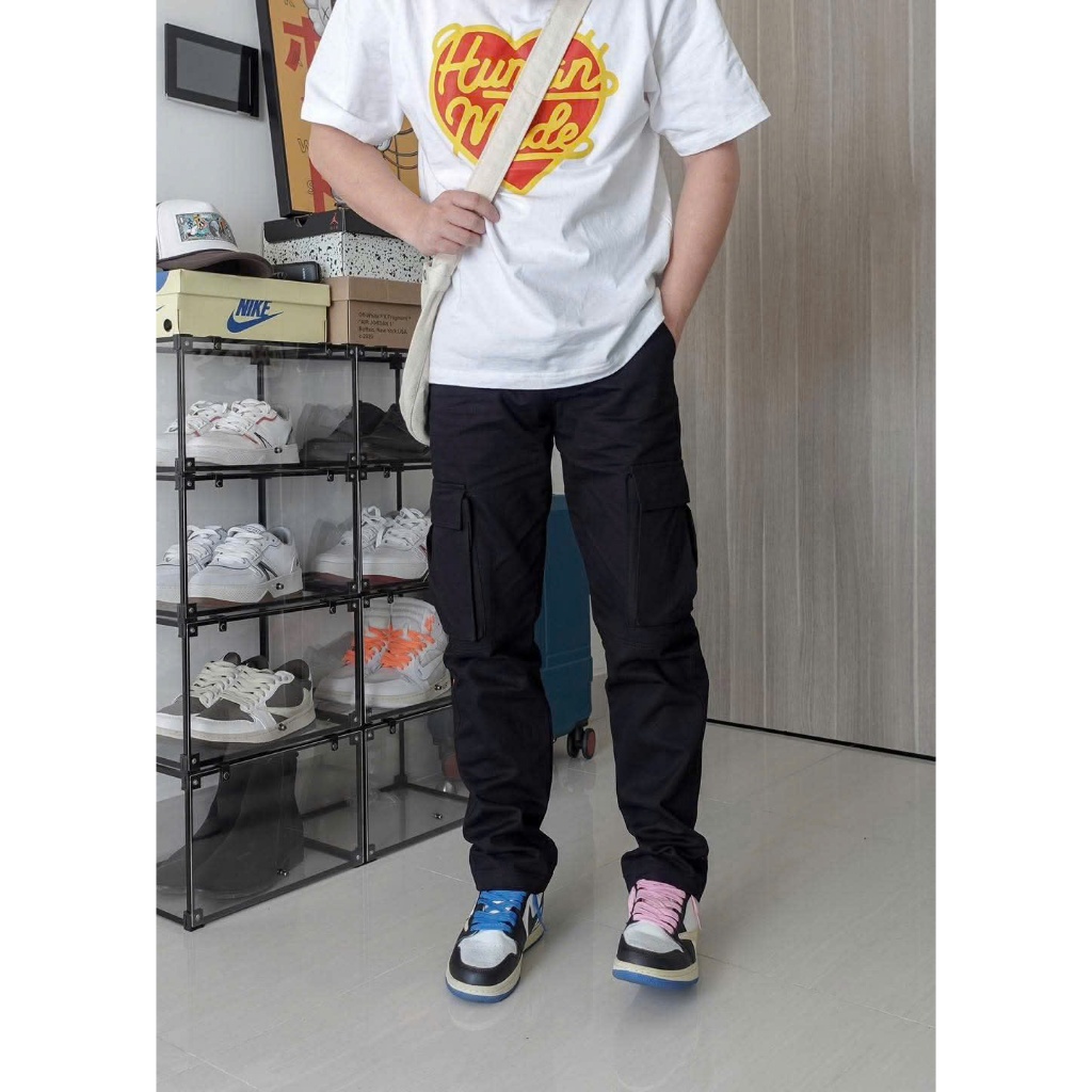 Quần Jogger Kaki - JG4 Quần Jogger Kaki Nam, Quần Túi Hộp Nam Chất Vải Kaki Lưng Chun Co Giãn