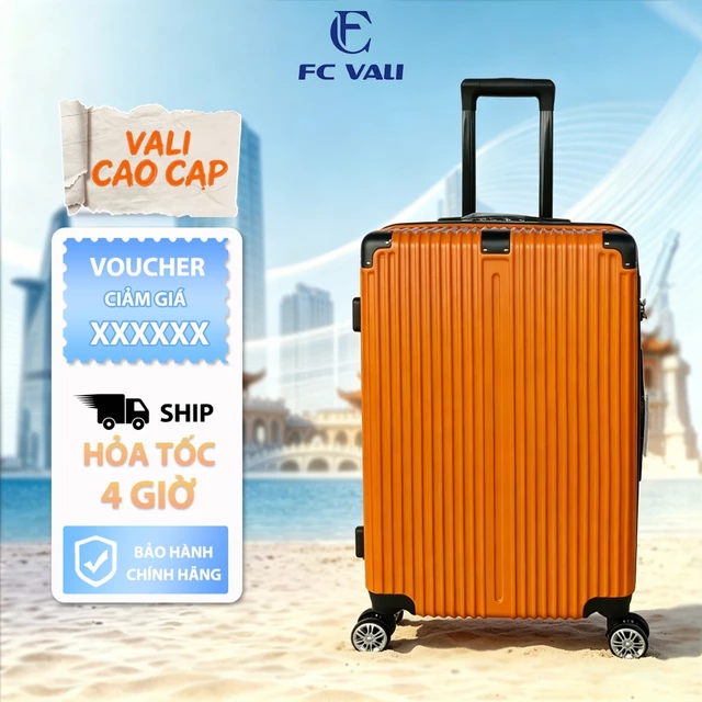 Vali kéo du lịch, Vali du lịch Thời Trang Du Lịch Tiện Ích Bề Mặt Chống Xước Giữ Màu Siêu Bền_FC8803