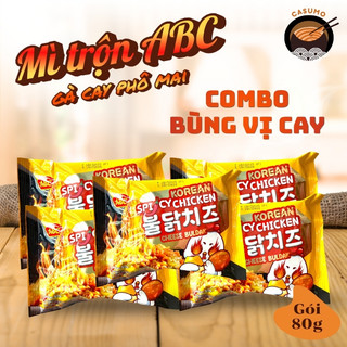 [Combo 20 Gói] mì trộn ABC vị gà cay phô mai 80gram | Mì Việt Casumo - Hàng Indonesia chính hãng