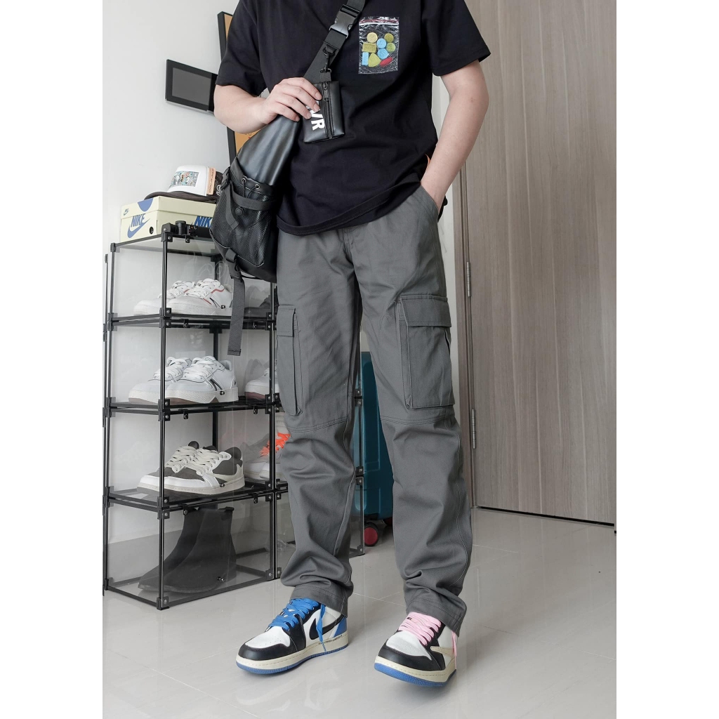 Quần Jogger Kaki - JG4 Quần Jogger Kaki Nam, Quần Túi Hộp Nam Chất Vải Kaki Lưng Chun Co Giãn
