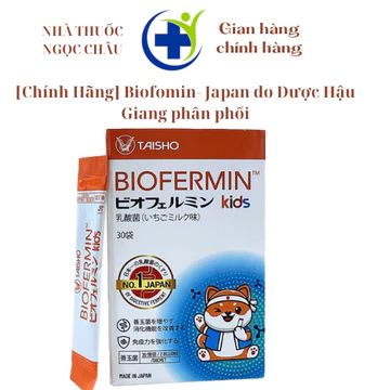 [CHÍNH HÃNG]Men Vi sinh Biofermin Kids cân bằng hệ vi sinh, giúp giảm rối loạn tiêu hoá - Hộp 30 gói