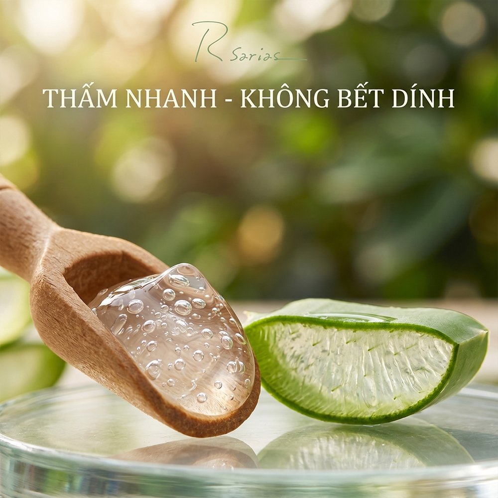 Gel Nha Đam Dưỡng Ẩm R 系列 200ml – Dưỡng Sâu、Mịn Da、Phù Hợp Mọ