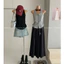TRIANGLE - Hey Top (Cân nhắc kỹ, return is not welcomed) Áo cổ yếm chất cotton lụa thoáng mát, style Hàn Quốc
