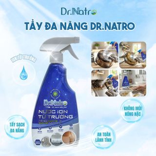 Combo Tẩy Đa Năng 500ml & Nước Lau Sàn Dr.Natro 1000ml - Làm Sạch Nhà Bếp, Nhà Cửa Đa Năng