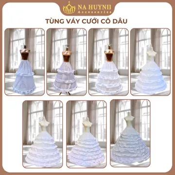 Tùng Váy Cưới, Tùng Cô Dâu,Tùng Phồng, Tùng 3-4-5-6-8-10, Tùng Váy Cô Dâu, Phụ Kiện Cưới Cô Dâu,Na Huynh Phụ Kiện Cưới