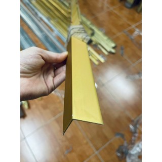 Nẹp nhôm V mạ anode đa dạng màu sắc kích thước từ 10mm đến 40mm/ Nẹp bo góc tường nội thất vận chuyển cắt đôi