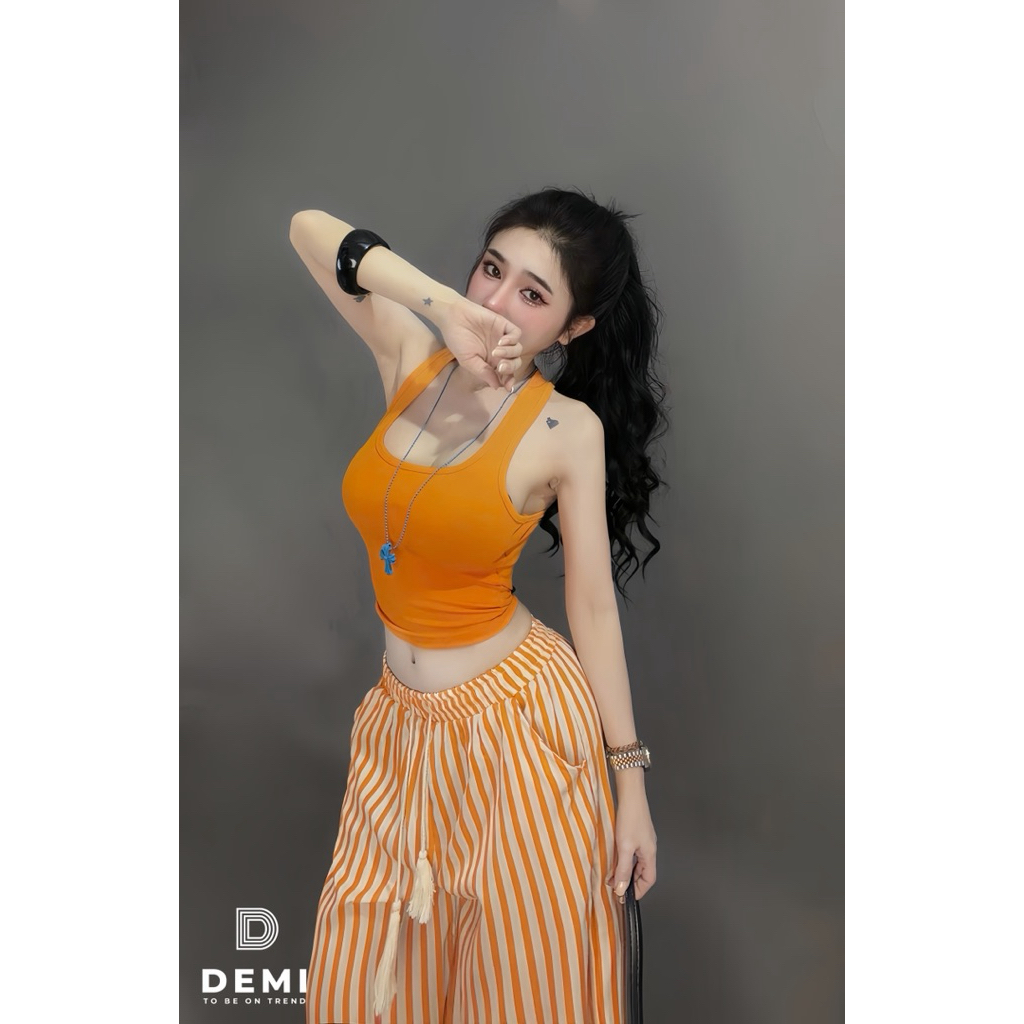 Set áo 3 lỗ quần kẻ chuẩn summer đây rồi ạ, full 6 màu xinh iu mời các ty chốt đơn ạ 🌈
