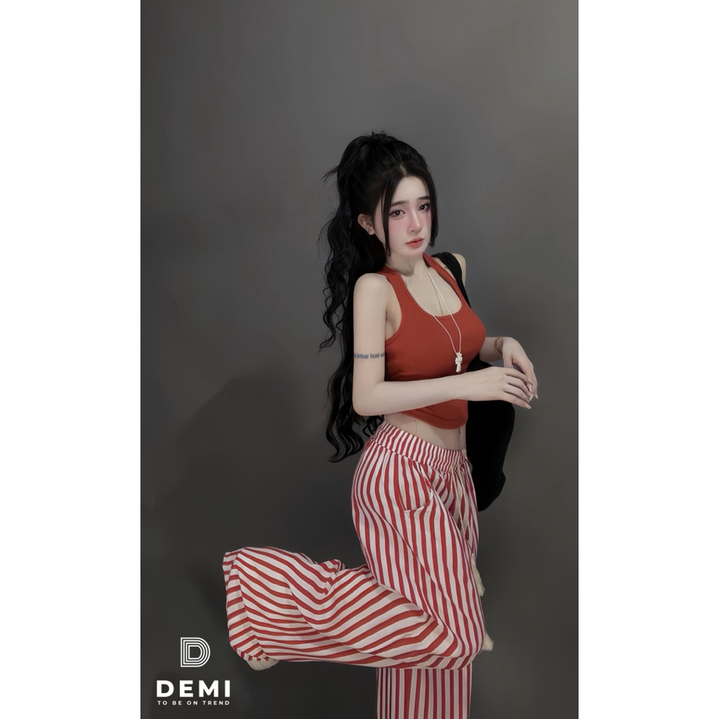 Set áo 3 lỗ quần kẻ chuẩn summer đây rồi ạ, full 6 màu xinh iu mời các ty chốt đơn ạ 🌈