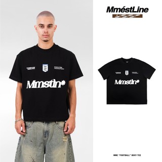 Áo thun MMESTLINE "FOOTBALL" form Boxy chất liệu Premium Cotton in lụa Trame nổi và chìm