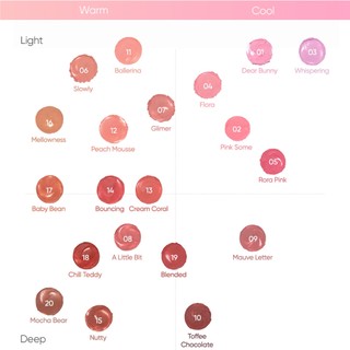 Má Hồng Kiêm Son Kem Mịn B. By Banila Romantic Blush Lip & Cheek 3.7G