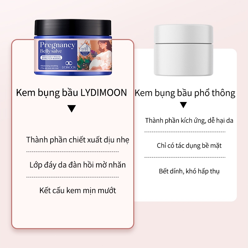 kem rạn da cho bà bầu 120g chiết xuất thiên nhiên bơ hạt mỡ dầu dừa giảm thâm mờ sẹo phục hồi da chống rạn hiệu quả