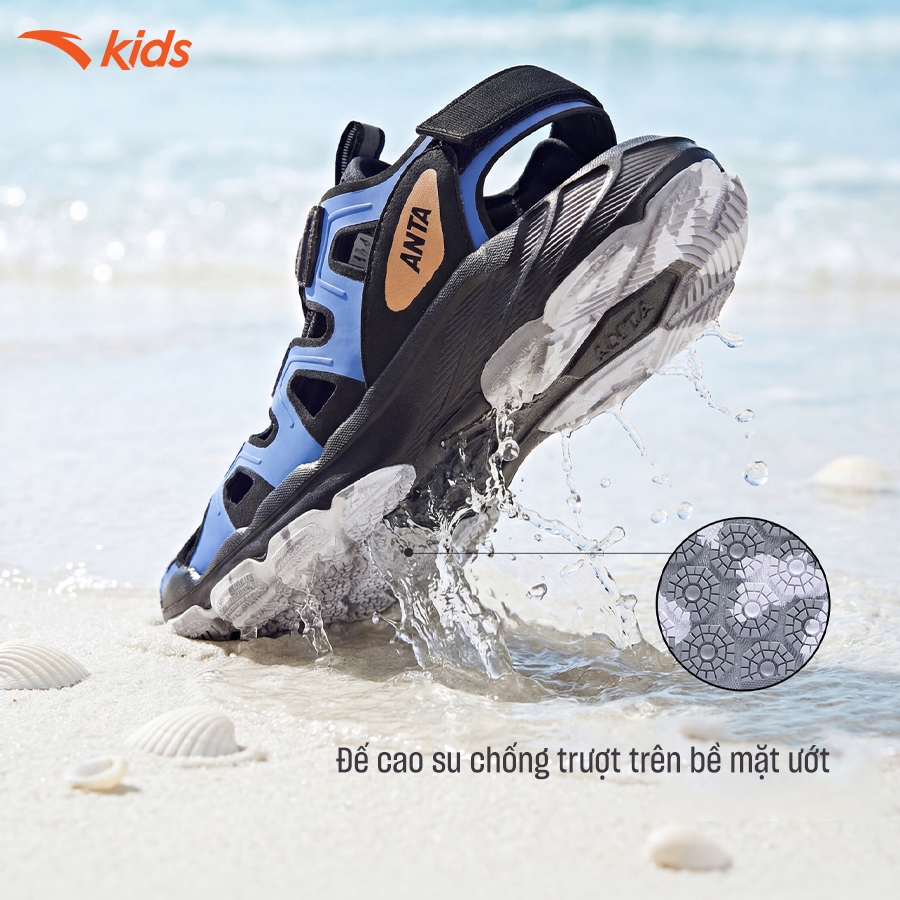 ANTA KIDS Dép Sandal Bé Trai Qingyu 2 Đi Biển Lội Nước Chống Thấm Hút 3126B6903