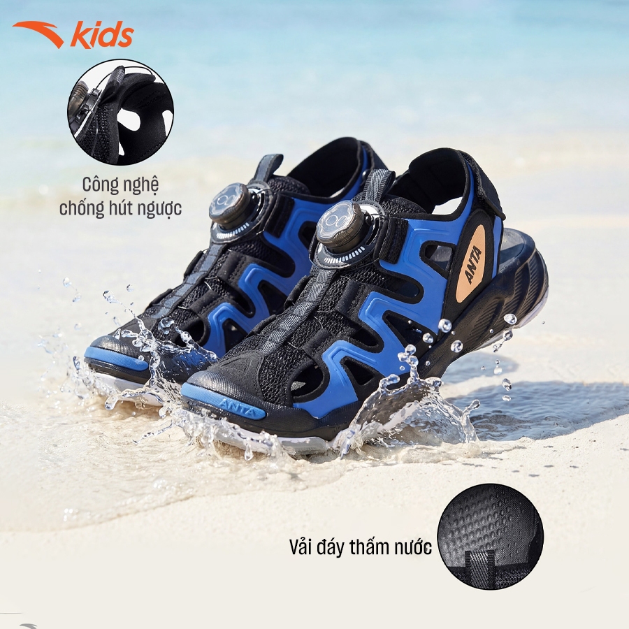 ANTA KIDS Dép Sandal Bé Trai Qingyu 2 Đi Biển Lội Nước Chống Thấm Hút 3126B6903