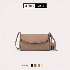 Túi xách nữ MISSILY đeo vai,đeo chéo kèm charm size 23cm (ms074)