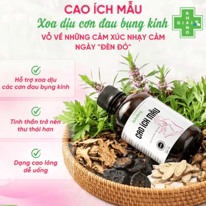 Siro điều kinh, giảm đau bụng kinh Bình Đông Cao ích mẫu (Chai 280ml)