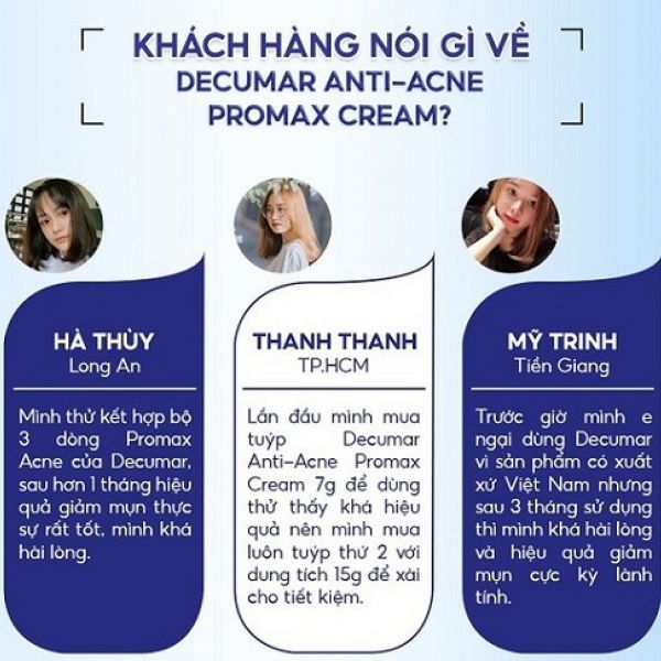 Kem Chấm Giảm Mụn Viêm, Mờ Thâm Sẹo Thế Hệ Mới Decumar ProMax Cream 15g
