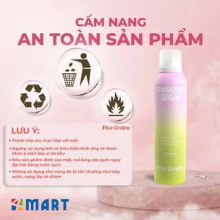 Xịt chống nắng Cao cấp Five Grains nâng tone Pro-Xylane 160ML