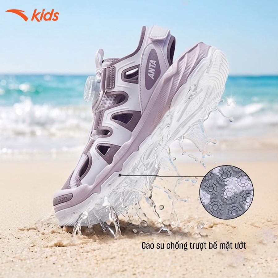 Anta Kids Dép Sandal Thời Trang Thể Thao Bé Gái Qingyu 2, Dép Đi Biển 3226B6906