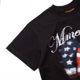 Áo thun MMESTLINE "USA VINTAGE" form Boxy chất liệu Premium Cotton in lụa Trame nổi và chìm