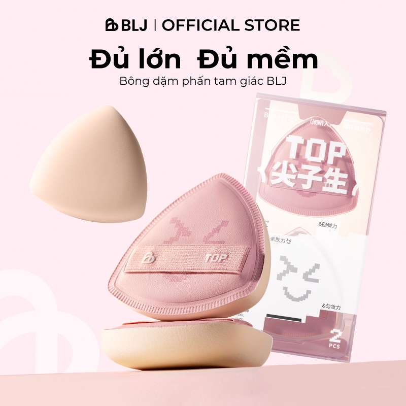 BLJ Bộ bông mút trang điểm A++ Mềm Mại Đàn Hồi Cao Tặng Kèm Hộp Đựng