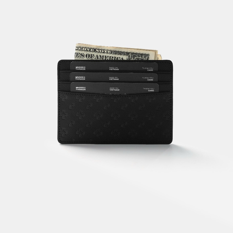 Ví Đựng Thẻ CARD HOLDER Bóp Nam Công Nghệ RFID Blocking Da PU Đựng Tiền Thẻ Dập Monogram | M Studio
