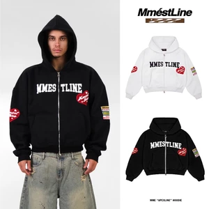 Áo Khoác Hoodie Zip MMESTLINE "APEXLINE" Form Boxy Chất Liệu Nỉ Chân Cua Bông Cào