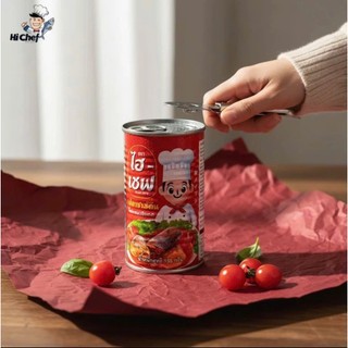 Cá hộp - Cá mòi sốt cà Hi Chef 155g ăn liền tiện lợi hàng Thái Lan chính hãng - Mì Việt Casumo