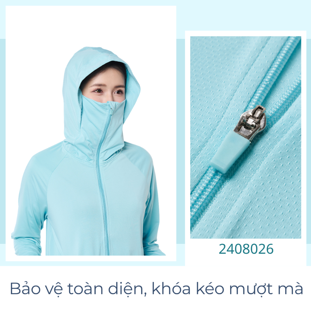Áo Chống Nắng Nữ Chống Tia UV Vải Pique Thoáng Mát Nhiều Màu 2408026