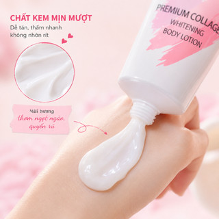 [Chính hãng] Dưỡng Trắng Body Whisis - Kem Nâng Tone Ban Ngày Whitening Body Lotion SPF50+ PA++++ 200ml Heri Skin