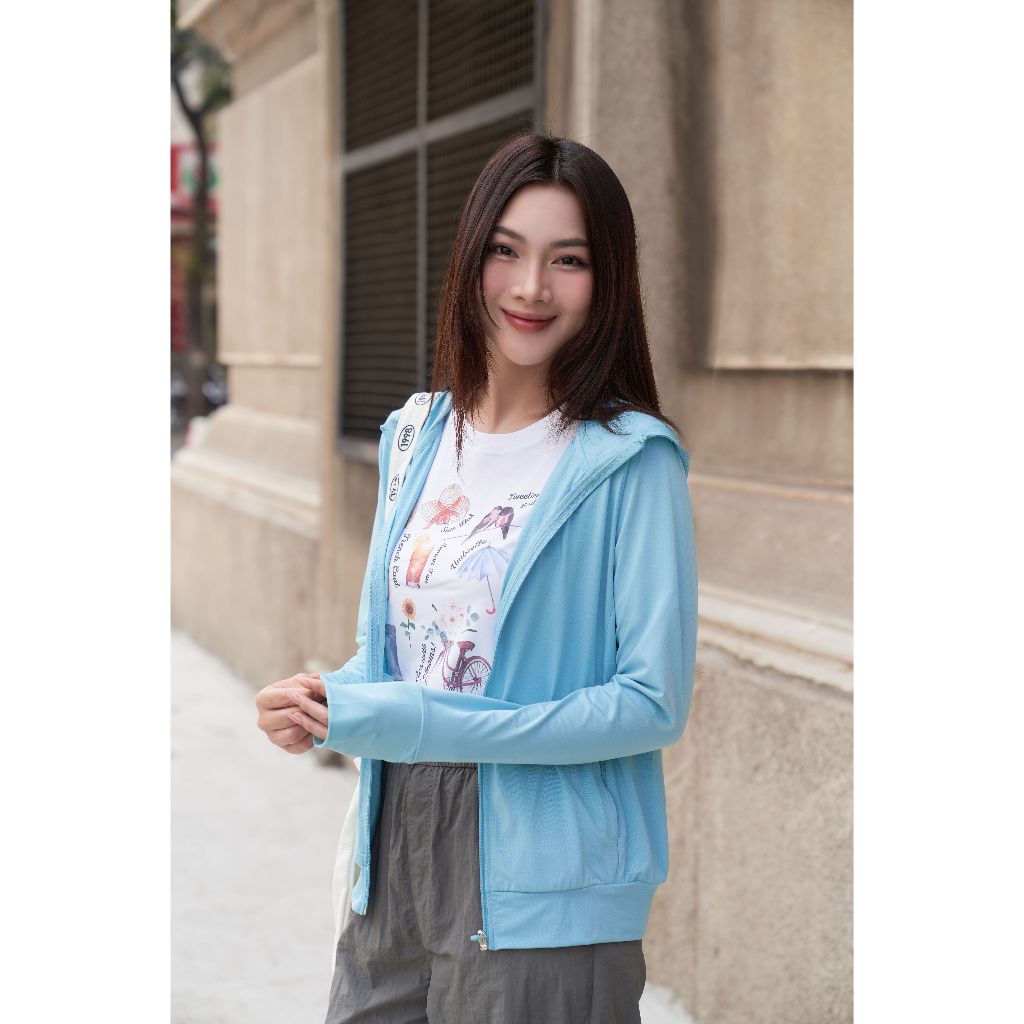 Áo Chống Nắng Nữ Chống Tia UV Vải Pique Thoáng Mát Nhiều Màu 2408026
