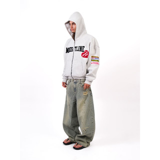 Áo Khoác Hoodie Zip MMESTLINE "APEXLINE" Form Boxy Chất Liệu Nỉ Chân Cua Bông Cào